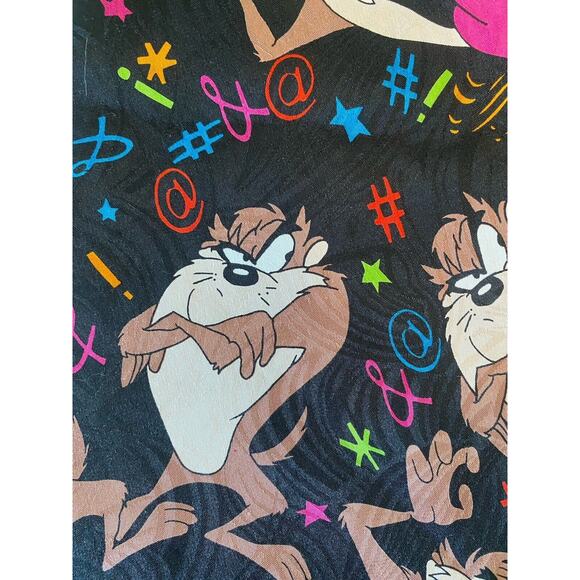 Looney Tunes Balancine Mens Size 38-44 Vintage 94 Taz Open Back Adjustable Strap - Picture 8 of 9